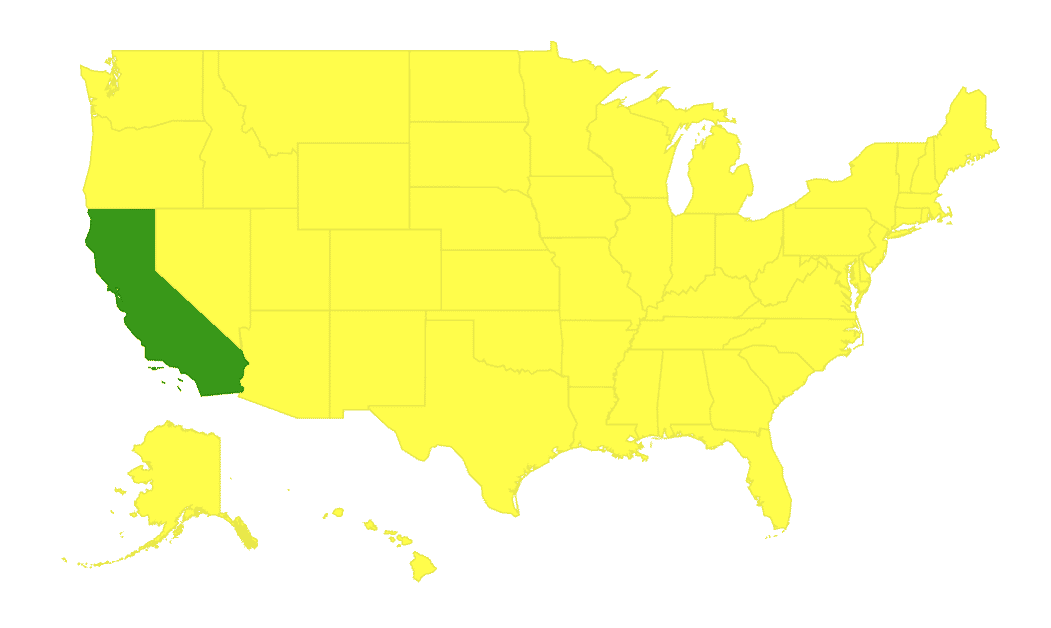 States where PureFactant is registered.